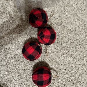 Buffalo Plaid Ornaments